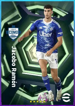 Jacobo Ramón eFootball 2026 player card, 78 OVR CB