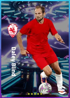 Daley Blind eFootball 2026 player card, 80 OVR CB