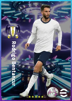 Rodrigo Bentancur eFootball 2026 player card, 81 OVR DMF