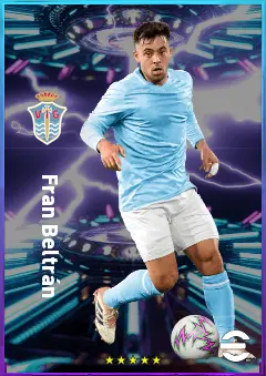 Fran Beltrán eFootball 2026 player card, 80 OVR DMF