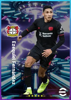 Ezequiel Fernández eFootball 2026 player card, 82 OVR DMF
