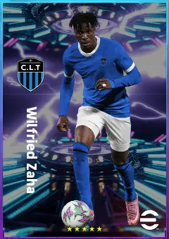 Wilfried Zaha eFootball 2026 player card, 81 OVR LWF