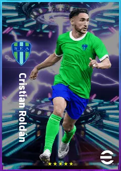 Cristian Roldán eFootball 2026 player card, 79 OVR RMF