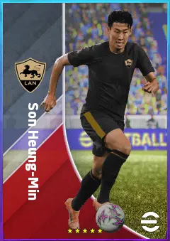 Son Heung-Min eFootball 2026 player card, 82 OVR LWF