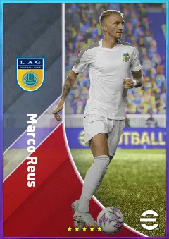 Marco Reus eFootball 2026 player card, 81 OVR AMF