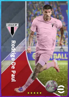 Rodrigo De Paul eFootball 2026 player card, 83 OVR CMF