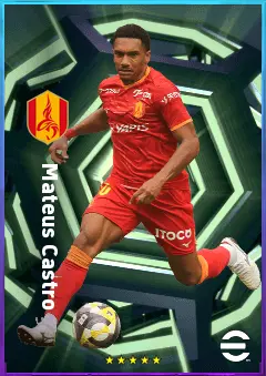 Mateus Castro eFootball 2026 player card, 78 OVR AMF