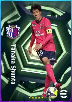 Tanaka Shunta eFootball 2026 player card, 76 OVR DMF