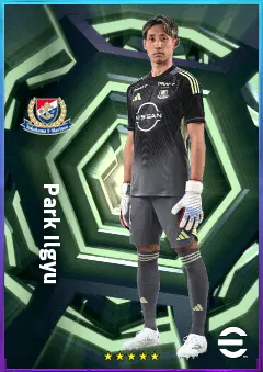 Park Ilgyu eFootball 2026 player card, 77 OVR GK