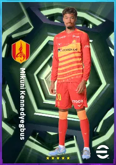 Mikuni Kennedyegbus eFootball 2026 player card, 77 OVR CB