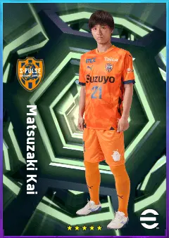 Matsuzaki Kai eFootball 2026 player card, 74 OVR RMF