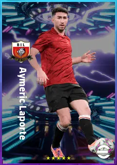 Aymeric Laporte eFootball 2026 player card, 82 OVR CB