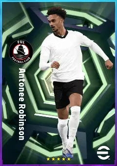 Antonee Robinson eFootball 2026 player card, 82 OVR LB