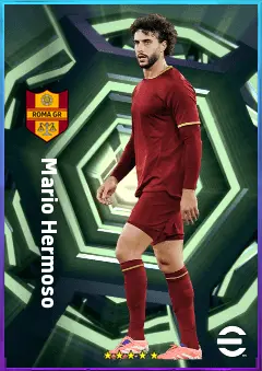 Mario Hermoso eFootball 2026 player card, 82 OVR CB