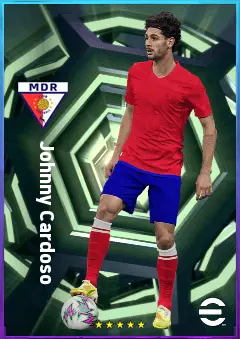 Johnny Cardoso eFootball 2026 player card, 82 OVR DMF