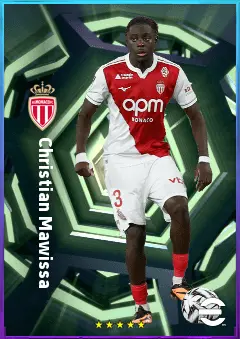Christian Mawissa eFootball 2026 player card, 80 OVR CB