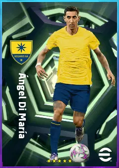 Ángel Di María eFootball 2026 player card, 81 OVR RWF