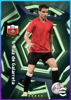 I. Ruiz de Galarreta eFootball 2026 player card, 81 OVR DMF