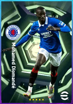 Mohamed Diomandé eFootball 2026 player card, 79 OVR CMF