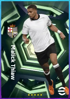 Malick Thiaw eFootball 2026 player card, 83 OVR CB