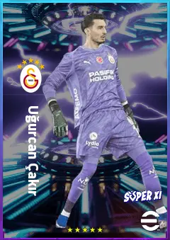 Uğurcan Çakır eFootball 2026 player card, 80 OVR GK