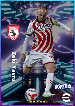 Zeki Yavru eFootball 2026 player card, 78 OVR RB