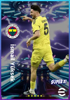 İsmail Yüksek eFootball 2026 player card, 80 OVR DMF