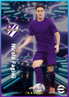 Nicolò Fagioli eFootball 2026 player card, 81 OVR CMF