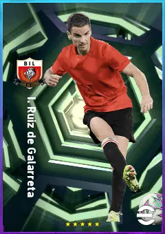 I. Ruiz de Galarreta eFootball 2026 player card, 80 OVR DMF