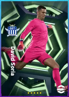 David Soria eFootball 2026 player card, 82 OVR GK