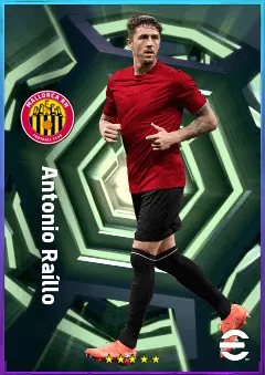 Antonio Raíllo eFootball 2026 player card, 80 OVR CB