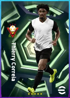 Thierry Correia eFootball 2026 player card, 80 OVR RB
