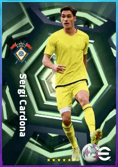 Sergi Cardona eFootball 2026 player card, 82 OVR LB