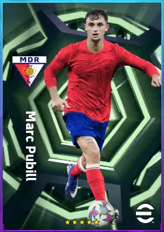 Marc Pubill eFootball 2026 player card, 81 OVR RB
