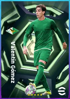 Valentín Gómez eFootball 2026 player card, 81 OVR CB