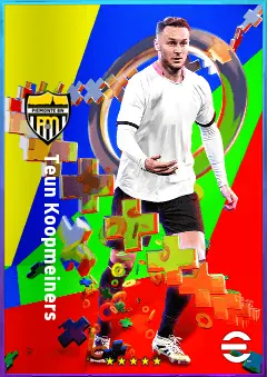 Teun Koopmeiners eFootball 2026 player card, 80 OVR CB