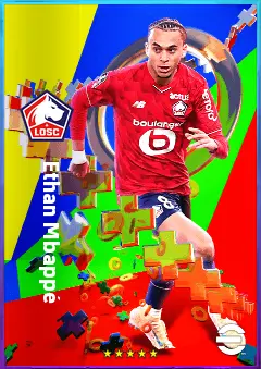 Ethan Mbappé eFootball 2026 player card, 78 OVR RMF