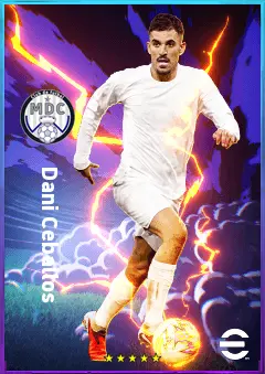Dani Ceballos eFootball 2026 player card, 80 OVR CMF