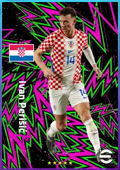 Ivan Perišić eFootball 2026 player card, 80 OVR LMF