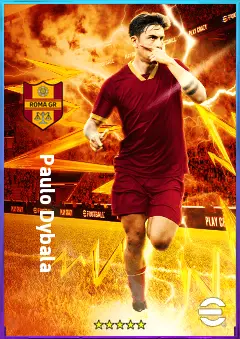 Paulo Dybala eFootball 2026 player card, 81 OVR SS