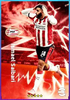 Ismael Saibari eFootball 2026 player card, 78 OVR AMF