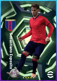 Sebastiano Esposito eFootball 2026 player card, 79 OVR CF