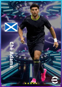 Ché Adams eFootball 2026 player card, 80 OVR CF