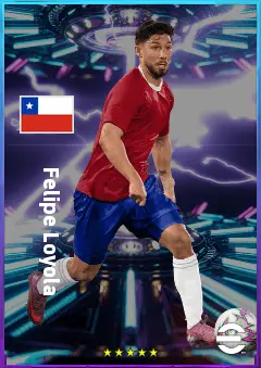 Felipe Loyola eFootball 2026 player card, 80 OVR CMF