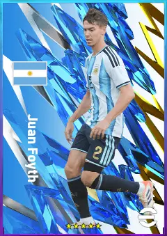 Juan Foyth eFootball 2026 player card, 83 OVR RB