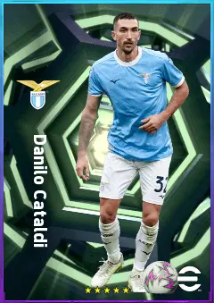 Danilo Cataldi eFootball 2026 player card, 80 OVR DMF