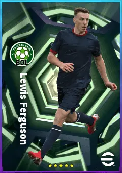 Lewis Ferguson eFootball 2026 player card, 80 OVR CMF