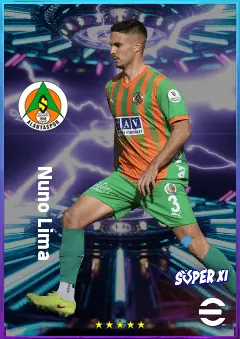 Nuno Lima eFootball 2026 player card, 76 OVR CB