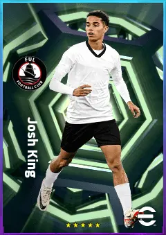 Josh King eFootball 2026 player card, 79 OVR AMF