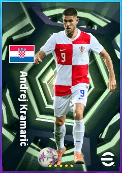 Andrej Kramarić eFootball 2026 player card, 80 OVR SS